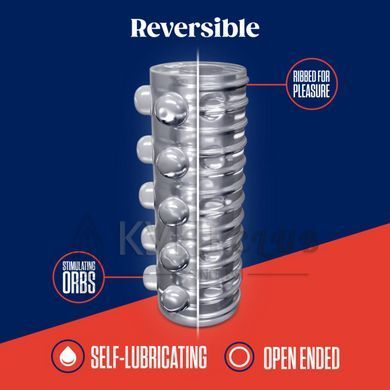 Мастурбатор Blush Rize &ndash; Swich Glow in the Dark Masturbator Clear, двосторонній, світиться в темряві 106846 фото