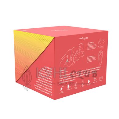 Смарт-вибратор для пар We-Vibe Chorus Crave Coral, сенсорное управление вибрациями сжатием пульта 104886 фото