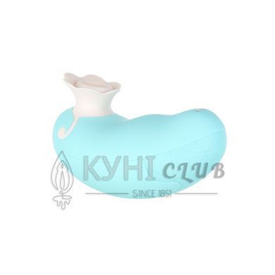 Розкішний вакуумний кліторальний стимулятор Pillow Talk - Dreamy Teal із кристалом Swarovski, Блакитний 103459 фото