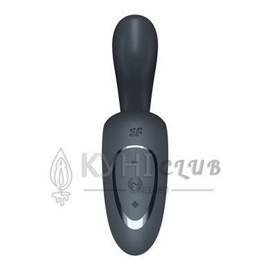 Вагінально-кліторальний вібратор Satisfyer G for Goddess 1 Dark Grey, 2 мотори 109877 фото
