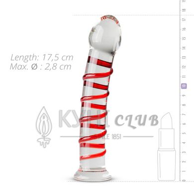 Скляний дилдо Gildo Glass Dildo No.15 102502 фото