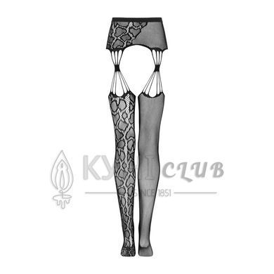 Еротичні колготки-бодістокінг Obsessive Garter stockings S821 S/M/L 106125 фото