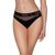 Трусики з прозорою вставкою Passion PS006 PANTIES L, black 102226 фото