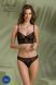 Комплект Passion DROSERA SET black, XXL/XXXL, сетка+кружево, бюстье и трусики танга 108503 фото 6