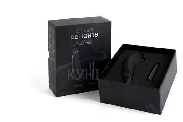 Преміальний подарунковий набір Silver Delights Collection: Womanizer Premium та We-Vibe Tango 106786 фото