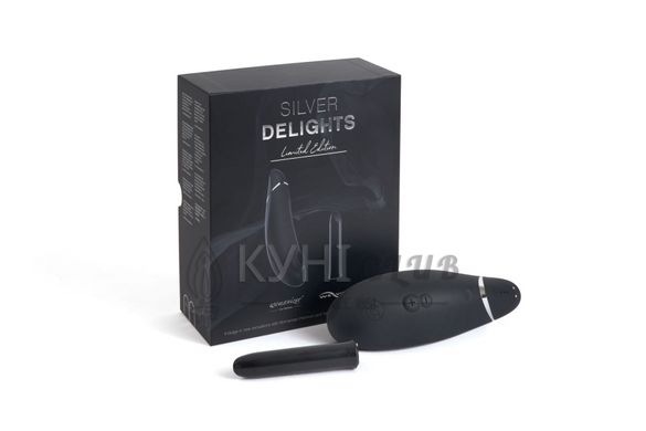 Преміальний подарунковий набір Silver Delights Collection: Womanizer Premium та We-Vibe Tango 106786 фото