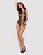 Бодістокінг з ефектом шнурівки Obsessive B113 teddy S/M/L відкрита спина, халтер, з доступом 105187 фото 3