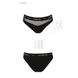 Трусики з прозорою вставкою Passion PS006 PANTIES L, black 102226 фото 6