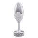 Металева анальна пробка DOXY Butt Plug RIBBED, ребриста, діаметр 3,3 см 105945 фото 1