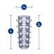 Мастурбатор Blush Rize &ndash; Swich Glow in the Dark Masturbator Clear, двосторонній, світиться в темряві 106846 фото 5