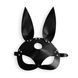 Кожаная маска Зайки Art of Sex - Bunny mask, цвет Черный 107659 фото 3