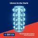 Мастурбатор Blush Rize &ndash; Swich Glow in the Dark Masturbator Clear, двосторонній, світиться в темряві 106846 фото 4