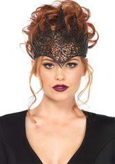 Широка корона Leg Avenue Die Cut Royal Crown, чорна 107113 фото