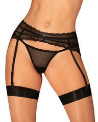 Пояс для панчіх Obsessive Medilla garter belt M/L 107077 фото