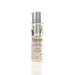 Масажна олія JO Naturals Massage Oil Lavender&Vanilla з натуральними ефірними оліями (120 мл) 104145 фото