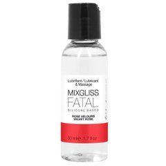 Лубрикант на силіконовій основі MixGliss FATAL - VALVET ROSE (50 мл) з ароматом оксамитової троянди 101852 фото