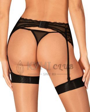Пояс для панчіх Obsessive Medilla garter belt M/L 107077 фото