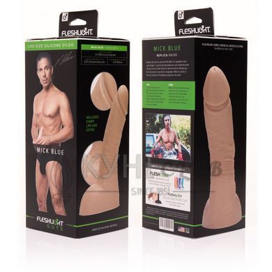 Фалоімітатор Fleshlight Guys: Mick Blue Dildo, за зліпком пеніса 103414 фото