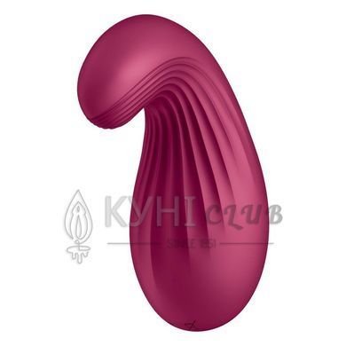 Вібратор Satisfyer Dipping Delight Berry, 2 мотори, гнучкий кінчик 105049 фото