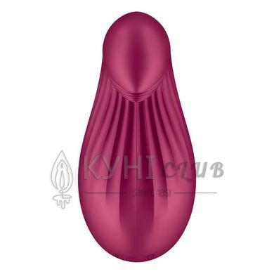 Вібратор Satisfyer Dipping Delight Berry, 2 мотори, гнучкий кінчик 105049 фото