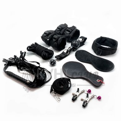 Набір для BDSM Alive FURY Black BDSM Kit, 10 предметів 104303 фото