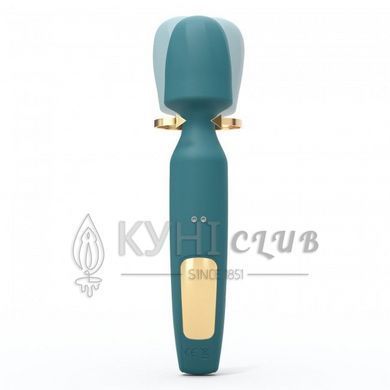 Вібромасажер з двома насадками Love To Love R-EVOLUTION TEAL ME, гнучка головка 100150 фото