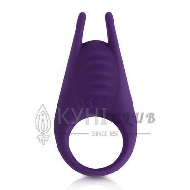 Ерекційне віброкільце Rianne S: The Pussy & The Knight Couple Ring, 10 режимів роботи, мед силікон 108631 фото