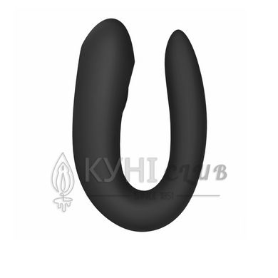 Смарт-вібратор для пар Satisfyer Double Joy Black із широким кліторальним стимулятором 101094 фото