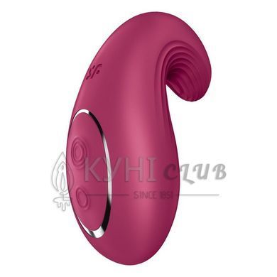 Вібратор Satisfyer Dipping Delight Berry, 2 мотори, гнучкий кінчик 105049 фото