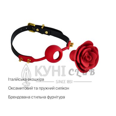 Роскошный кляп в виде розы Zalo - Rose Ball Gag, двойное использование 104667 фото