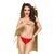 Трусики-сліпи Penthouse Too Hot To Be Real M/L Red, мереживо, регульована посадка 104495 фото