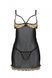 Еротичний пеньюар Passion MARINA CHEMISE, XXL/XXXL, beige 107729 фото 3