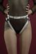 Гартери Feral Feelings - Belt Briefs, трусики, натуральна шкіра, колір білий 108712 фото 1