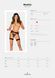 Пояс для панчіх Obsessive Medilla garter belt M/L 107077 фото 5