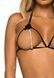 Leg Avenue Open cup bra and pearl panty OS Black 105905 фото 7