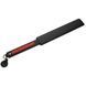Паддл LOCKINK SEVANDA Braided-handle Spanking Paddle, чорно-червоний, гладенький, з плетінням на руч 110036 фото 1