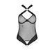 Сітчастий боді з халтером Passion Amanda Body L/XL, black 102901 фото 3