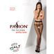 Эротические колготки-бодистокинг Passion S021 black, в крупную сетку с высоким пояском 100815 фото 7
