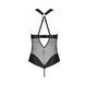 Сітчастий боді з халтером Passion Amanda Body L/XL, black 102901 фото 4