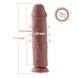 Силіконовий фалоімітатор для секс-машин Hismith 11″ Silicone Dildo, система KlicLok 104190 фото 4