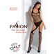 Бодистокинг Passion BS060 black, комбинезон, имитация трусиков и гольфиков 100748 фото 7