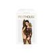 Бодістокінг Penthouse Magical Mistress XL Black, відкритий доступ, квітковий декор, імітація панчіх 104444 фото 3