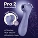 Вакуумний кліторальний стимулятор Satisfyer Pro 2 Generation 3 with Liquid Air Connect App Lilac 106271 фото 1