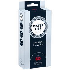 Презервативи Mister Size - pure feel - 60 (10 condoms), товщина 0,05 мм (м'ята упаковка!!!) 107554 фото