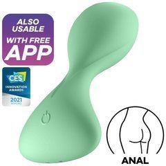 Анальна смартпробка з вібрацією Satisfyer Trendsetter Green 104708 фото