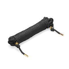 Мотузка для шибарі Liebe Seele Shibari 10M Rope Black, комбінований склад 107525 фото