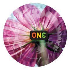 Презерватив ONE Color Sensations Pick ONE, 1 шт, фіолетовий, гладенький, зі змазкою 109862 фото
