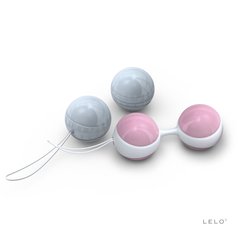 Набір вагінальних кульок LELO Beads Mini, діаметр 2,9 см, змінне навантаження, 2х28 та 2х37 г 106049 фото