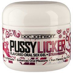 Смачний гель для кунілінгуса Doc Johnson Pussy Licker Strawberry (56 грам) 103955 фото