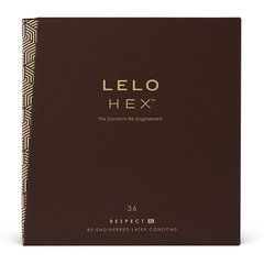 Презервативи LELO HEX Condoms Respect XL 36 Pack (м'ята упаковка!!!) 109892 фото